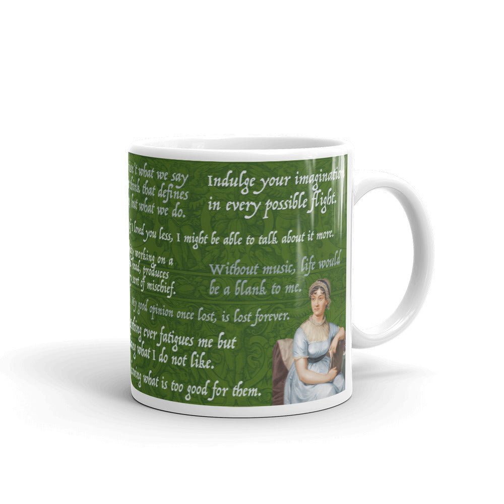 Jane Austen Quotable Coffee Mug